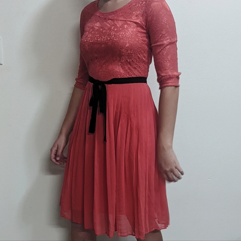 DownEast Pink Lace Dress
